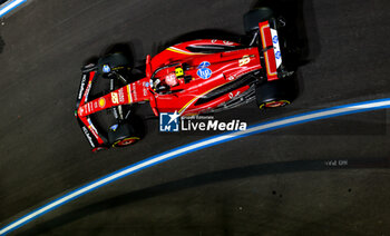 2024-11-22 - 55 SAINZ Carlos (spa), Scuderia Ferrari SF-24, action during the Formula 1 Heineken Silver Las Vegas Grand Prix 2024, 22th round of the 2024 Formula One World Championship from November 21 to 23, 2024 on the Las Vegas Strip Circuit, in Las Vegas, United States of America - F1 - LAS VEGAS GRAND PRIX 2024 - FORMULA 1 - MOTORS