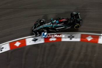 2024-11-22 - 63 RUSSELL George (gbr), Mercedes AMG F1 Team W15, action during the Formula 1 Heineken Silver Las Vegas Grand Prix 2024, 22th round of the 2024 Formula One World Championship from November 21 to 23, 2024 on the Las Vegas Strip Circuit, in Las Vegas, United States of America - F1 - LAS VEGAS GRAND PRIX 2024 - FORMULA 1 - MOTORS