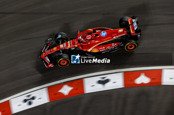 2024-11-22 - 16 LECLERC Charles (mco), Scuderia Ferrari SF-24, action during the Formula 1 Heineken Silver Las Vegas Grand Prix 2024, 22th round of the 2024 Formula One World Championship from November 21 to 23, 2024 on the Las Vegas Strip Circuit, in Las Vegas, United States of America - F1 - LAS VEGAS GRAND PRIX 2024 - FORMULA 1 - MOTORS