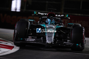 2024-11-23 - 63 RUSSELL George (gbr), Mercedes AMG F1 Team W15, action during the Formula 1 Heineken Silver Las Vegas Grand Prix 2024, 22th round of the 2024 Formula One World Championship from November 21 to 23, 2024 on the Las Vegas Strip Circuit, in Las Vegas, United States of America - F1 - LAS VEGAS GRAND PRIX 2024 - FORMULA 1 - MOTORS