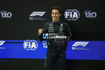 2024-11-23 - RUSSELL George (gbr), Mercedes AMG F1 Team W15, portrait during the Formula 1 Heineken Silver Las Vegas Grand Prix 2024, 22th round of the 2024 Formula One World Championship from November 21 to 23, 2024 on the Las Vegas Strip Circuit, in Las Vegas, United States of America - F1 - LAS VEGAS GRAND PRIX 2024 - FORMULA 1 - MOTORS