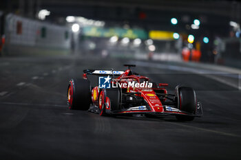 2024-11-23 - 16 LECLERC Charles (mco), Scuderia Ferrari SF-24, action during the Formula 1 Heineken Silver Las Vegas Grand Prix 2024, 22th round of the 2024 Formula One World Championship from November 21 to 23, 2024 on the Las Vegas Strip Circuit, in Las Vegas, United States of America - F1 - LAS VEGAS GRAND PRIX 2024 - FORMULA 1 - MOTORS