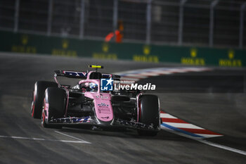 2024-11-23 - 10 GASLY Pierre (fra), Alpine F1 Team A524, action during the Formula 1 Heineken Silver Las Vegas Grand Prix 2024, 22th round of the 2024 Formula One World Championship from November 21 to 23, 2024 on the Las Vegas Strip Circuit, in Las Vegas, United States of America - F1 - LAS VEGAS GRAND PRIX 2024 - FORMULA 1 - MOTORS