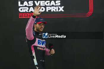 2024-11-23 - GASLY Pierre (fra), Alpine F1 Team A524, portrait during the Formula 1 Heineken Silver Las Vegas Grand Prix 2024, 22th round of the 2024 Formula One World Championship from November 21 to 23, 2024 on the Las Vegas Strip Circuit, in Las Vegas, United States of America - F1 - LAS VEGAS GRAND PRIX 2024 - FORMULA 1 - MOTORS