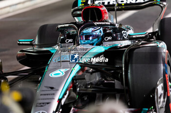 2024-11-23 - RUSSELL George (gbr), Mercedes AMG F1 Team W15, portrait during the Formula 1 Heineken Silver Las Vegas Grand Prix 2024, 22th round of the 2024 Formula One World Championship from November 21 to 23, 2024 on the Las Vegas Strip Circuit, in Las Vegas, United States of America - F1 - LAS VEGAS GRAND PRIX 2024 - FORMULA 1 - MOTORS