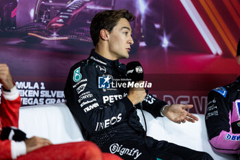 2024-11-23 - RUSSELL George (gbr), Mercedes AMG F1 Team W15, portrait during the Formula 1 Heineken Silver Las Vegas Grand Prix 2024, 22th round of the 2024 Formula One World Championship from November 21 to 23, 2024 on the Las Vegas Strip Circuit, in Las Vegas, United States of America - F1 - LAS VEGAS GRAND PRIX 2024 - FORMULA 1 - MOTORS