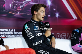 2024-11-23 - RUSSELL George (gbr), Mercedes AMG F1 Team W15, portrait during the Formula 1 Heineken Silver Las Vegas Grand Prix 2024, 22th round of the 2024 Formula One World Championship from November 21 to 23, 2024 on the Las Vegas Strip Circuit, in Las Vegas, United States of America - F1 - LAS VEGAS GRAND PRIX 2024 - FORMULA 1 - MOTORS