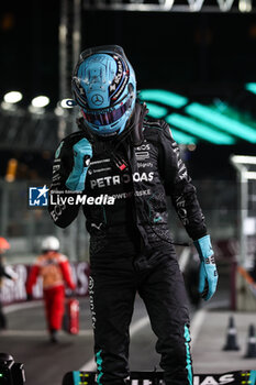 2024-11-23 - RUSSELL George (gbr), Mercedes AMG F1 Team W15, portrait pole position during the Formula 1 Heineken Silver Las Vegas Grand Prix 2024, 22th round of the 2024 Formula One World Championship from November 21 to 23, 2024 on the Las Vegas Strip Circuit, in Las Vegas, United States of America - F1 - LAS VEGAS GRAND PRIX 2024 - FORMULA 1 - MOTORS