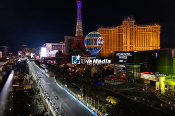 2024-11-23 - 63 RUSSELL George (gbr), Mercedes AMG F1 Team W15, action illustration during the Formula 1 Heineken Silver Las Vegas Grand Prix 2024, 22th round of the 2024 Formula One World Championship from November 21 to 23, 2024 on the Las Vegas Strip Circuit, in Las Vegas, United States of America - F1 - LAS VEGAS GRAND PRIX 2024 - FORMULA 1 - MOTORS