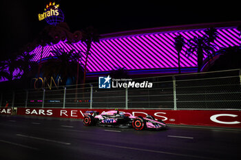 2024-11-23 - 10 GASLY Pierre (fra), Alpine F1 Team A524, action during the Formula 1 Heineken Silver Las Vegas Grand Prix 2024, 22th round of the 2024 Formula One World Championship from November 21 to 23, 2024 on the Las Vegas Strip Circuit, in Las Vegas, United States of America - F1 - LAS VEGAS GRAND PRIX 2024 - FORMULA 1 - MOTORS