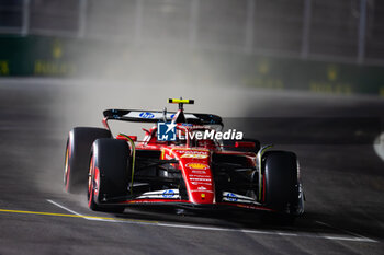 2024-11-23 - 55 SAINZ Carlos (spa), Scuderia Ferrari SF-24, action during the Formula 1 Heineken Silver Las Vegas Grand Prix 2024, 22th round of the 2024 Formula One World Championship from November 21 to 23, 2024 on the Las Vegas Strip Circuit, in Las Vegas, United States of America - F1 - LAS VEGAS GRAND PRIX 2024 - FORMULA 1 - MOTORS