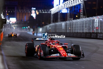 2024-11-23 - 16 LECLERC Charles (mco), Scuderia Ferrari SF-24, action during the Formula 1 Heineken Silver Las Vegas Grand Prix 2024, 22th round of the 2024 Formula One World Championship from November 21 to 23, 2024 on the Las Vegas Strip Circuit, in Las Vegas, United States of America - F1 - LAS VEGAS GRAND PRIX 2024 - FORMULA 1 - MOTORS