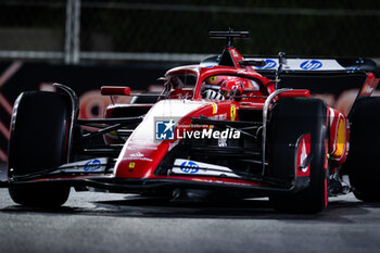 2024-11-23 - 16 LECLERC Charles (mco), Scuderia Ferrari SF-24, action during the Formula 1 Heineken Silver Las Vegas Grand Prix 2024, 22th round of the 2024 Formula One World Championship from November 21 to 23, 2024 on the Las Vegas Strip Circuit, in Las Vegas, United States of America - F1 - LAS VEGAS GRAND PRIX 2024 - FORMULA 1 - MOTORS