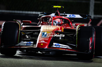 2024-11-23 - 55 SAINZ Carlos (spa), Scuderia Ferrari SF-24, action during the Formula 1 Heineken Silver Las Vegas Grand Prix 2024, 22th round of the 2024 Formula One World Championship from November 21 to 23, 2024 on the Las Vegas Strip Circuit, in Las Vegas, United States of America - F1 - LAS VEGAS GRAND PRIX 2024 - FORMULA 1 - MOTORS