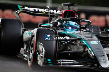 2024-11-23 - 63 RUSSELL George (gbr), Mercedes AMG F1 Team W15, action during the Formula 1 Heineken Silver Las Vegas Grand Prix 2024, 22th round of the 2024 Formula One World Championship from November 21 to 23, 2024 on the Las Vegas Strip Circuit, in Las Vegas, United States of America - F1 - LAS VEGAS GRAND PRIX 2024 - FORMULA 1 - MOTORS