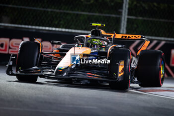 2024-11-23 - 04 NORRIS Lando (gbr), McLaren F1 Team MCL38, action during the Formula 1 Heineken Silver Las Vegas Grand Prix 2024, 22th round of the 2024 Formula One World Championship from November 21 to 23, 2024 on the Las Vegas Strip Circuit, in Las Vegas, United States of America - F1 - LAS VEGAS GRAND PRIX 2024 - FORMULA 1 - MOTORS