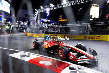 2024-11-23 - 16 LECLERC Charles (mco), Scuderia Ferrari SF-24, action during the Formula 1 Heineken Silver Las Vegas Grand Prix 2024, 22th round of the 2024 Formula One World Championship from November 21 to 23, 2024 on the Las Vegas Strip Circuit, in Las Vegas, United States of America - F1 - LAS VEGAS GRAND PRIX 2024 - FORMULA 1 - MOTORS