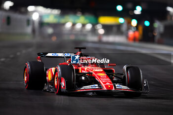 2024-11-23 - 16 LECLERC Charles (mco), Scuderia Ferrari SF-24, action during the Formula 1 Heineken Silver Las Vegas Grand Prix 2024, 22th round of the 2024 Formula One World Championship from November 21 to 23, 2024 on the Las Vegas Strip Circuit, in Las Vegas, United States of America - F1 - LAS VEGAS GRAND PRIX 2024 - FORMULA 1 - MOTORS