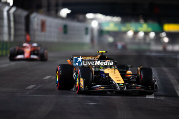 2024-11-23 - 04 NORRIS Lando (gbr), McLaren F1 Team MCL38, action during the Formula 1 Heineken Silver Las Vegas Grand Prix 2024, 22th round of the 2024 Formula One World Championship from November 21 to 23, 2024 on the Las Vegas Strip Circuit, in Las Vegas, United States of America - F1 - LAS VEGAS GRAND PRIX 2024 - FORMULA 1 - MOTORS