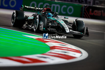 2024-11-23 - 63 RUSSELL George (gbr), Mercedes AMG F1 Team W15, action during the Formula 1 Heineken Silver Las Vegas Grand Prix 2024, 22th round of the 2024 Formula One World Championship from November 21 to 23, 2024 on the Las Vegas Strip Circuit, in Las Vegas, United States of America - F1 - LAS VEGAS GRAND PRIX 2024 - FORMULA 1 - MOTORS