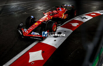 2024-11-23 - 16 LECLERC Charles (mco), Scuderia Ferrari SF-24, action during the Formula 1 Heineken Silver Las Vegas Grand Prix 2024, 22th round of the 2024 Formula One World Championship from November 21 to 23, 2024 on the Las Vegas Strip Circuit, in Las Vegas, United States of America - F1 - LAS VEGAS GRAND PRIX 2024 - FORMULA 1 - MOTORS