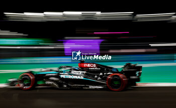 2024-11-23 - 63 RUSSELL George (gbr), Mercedes AMG F1 Team W15, action during the Formula 1 Heineken Silver Las Vegas Grand Prix 2024, 22th round of the 2024 Formula One World Championship from November 21 to 23, 2024 on the Las Vegas Strip Circuit, in Las Vegas, United States of America - F1 - LAS VEGAS GRAND PRIX 2024 - FORMULA 1 - MOTORS