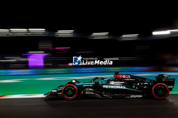 2024-11-23 - 63 RUSSELL George (gbr), Mercedes AMG F1 Team W15, action during the Formula 1 Heineken Silver Las Vegas Grand Prix 2024, 22th round of the 2024 Formula One World Championship from November 21 to 23, 2024 on the Las Vegas Strip Circuit, in Las Vegas, United States of America - F1 - LAS VEGAS GRAND PRIX 2024 - FORMULA 1 - MOTORS