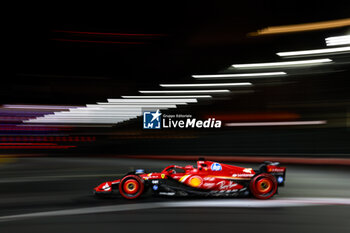 2024-11-23 - 16 LECLERC Charles (mco), Scuderia Ferrari SF-24, action during the Formula 1 Heineken Silver Las Vegas Grand Prix 2024, 22th round of the 2024 Formula One World Championship from November 21 to 23, 2024 on the Las Vegas Strip Circuit, in Las Vegas, United States of America - F1 - LAS VEGAS GRAND PRIX 2024 - FORMULA 1 - MOTORS