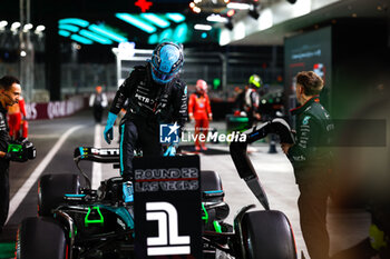 2024-11-23 - RUSSELL George (gbr), Mercedes AMG F1 Team W15, portrait during the Formula 1 Heineken Silver Las Vegas Grand Prix 2024, 22th round of the 2024 Formula One World Championship from November 21 to 23, 2024 on the Las Vegas Strip Circuit, in Las Vegas, United States of America - F1 - LAS VEGAS GRAND PRIX 2024 - FORMULA 1 - MOTORS