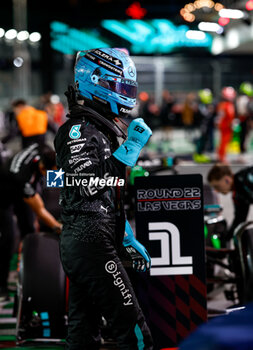 2024-11-23 - RUSSELL George (gbr), Mercedes AMG F1 Team W15, portrait during the Formula 1 Heineken Silver Las Vegas Grand Prix 2024, 22th round of the 2024 Formula One World Championship from November 21 to 23, 2024 on the Las Vegas Strip Circuit, in Las Vegas, United States of America - F1 - LAS VEGAS GRAND PRIX 2024 - FORMULA 1 - MOTORS