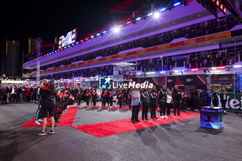 2024-11-24 - National anthem Ceremony, DOMENICALI Stefano (ita), Chairman and CEO Formula One Group FOG, portrait during the Formula 1 Heineken Silver Las Vegas Grand Prix 2024, 22th round of the 2024 Formula One World Championship from November 21 to 23, 2024 on the Las Vegas Strip Circuit, in Las Vegas, United States of America - F1 - LAS VEGAS GRAND PRIX 2024 - FORMULA 1 - MOTORS