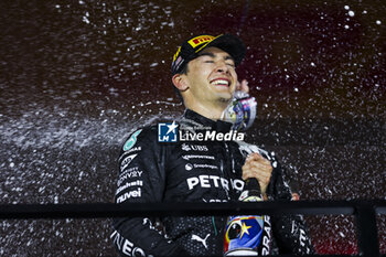 2024-11-24 - RUSSELL George (gbr), Mercedes AMG F1 Team W15, portrait during the Formula 1 Heineken Silver Las Vegas Grand Prix 2024, 22th round of the 2024 Formula One World Championship from November 21 to 23, 2024 on the Las Vegas Strip Circuit, in Las Vegas, United States of America - F1 - LAS VEGAS GRAND PRIX 2024 - FORMULA 1 - MOTORS