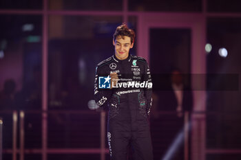 2024-11-24 - podium RUSSELL George (gbr), Mercedes AMG F1 Team W15, portrait during the Formula 1 Heineken Silver Las Vegas Grand Prix 2024, 22th round of the 2024 Formula One World Championship from November 21 to 23, 2024 on the Las Vegas Strip Circuit, in Las Vegas, United States of America - F1 - LAS VEGAS GRAND PRIX 2024 - FORMULA 1 - MOTORS