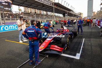 2024-03-08 - 22 VERSCHOOR Richard (nld), Trident, Dallara F2 2024, starting grid, grille de depart, during the 2nd round of the 2024 FIA Formula 2 Championship from March 7 to 9, 2024 on the Jeddah Corniche Circuit, in Jeddah, Saudi Arabia - AUTO - FORMULA 2 2024 - JEDDAH - FORMULA 2 - MOTORS