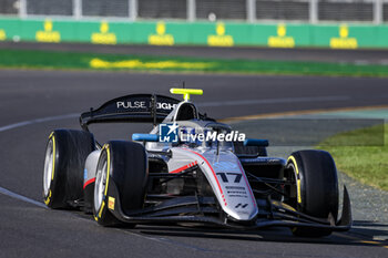 2024-03-22 - 17 ARON Paul (est), Hitech Pulse-Eigt, Dallara F2 2024, action during the 3rd round of the 2024 FIA Formula 2 Championship from March 22 to 24, 2024 on the Albert Park Circuit, in Melbourne, Australia - AUTO - FORMULA 2 2024 - AUSTRALIA - FORMULA 2 - MOTORS