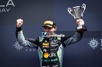 2024-05-19 - Podium, DURKSEN Joshua (pry), PHM AIX Racing, Dallara F2 2024, portrait during the 4th round of the 2024 FIA Formula 2 Championship from May 17 to 19, 2024 on the Autodromo Enzo e Dino Ferrari, in Imola, Italy - AUTO - FORMULA 2 2024 - IMOLA - FORMULA 2 - MOTORS