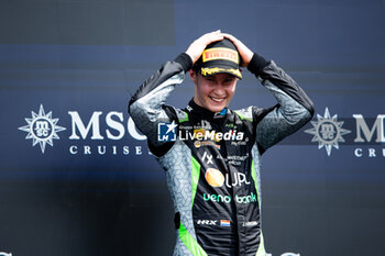 2024-05-19 - DURKSEN Joshua (pry), PHM AIX Racing, Dallara F2 2024, portrait podium during the 4th round of the 2024 FIA Formula 2 Championship from May 17 to 19, 2024 on the Autodromo Enzo e Dino Ferrari, in Imola, Italy - AUTO - FORMULA 2 2024 - IMOLA - FORMULA 2 - MOTORS