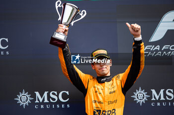 2024-05-19 - BORTOLETO Gabriel (bra), Invicta Racing, Dallara F2 2024, portrait podium during the 4th round of the 2024 FIA Formula 2 Championship from May 17 to 19, 2024 on the Autodromo Enzo e Dino Ferrari, in Imola, Italy - AUTO - FORMULA 2 2024 - IMOLA - FORMULA 2 - MOTORS