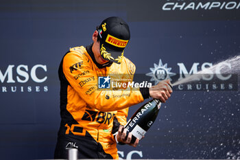 2024-05-19 - BORTOLETO Gabriel (bra), Invicta Racing, Dallara F2 2024, portrait podium during the 4th round of the 2024 FIA Formula 2 Championship from May 17 to 19, 2024 on the Autodromo Enzo e Dino Ferrari, in Imola, Italy - AUTO - FORMULA 2 2024 - IMOLA - FORMULA 2 - MOTORS