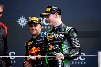 2024-05-19 - DURKSEN Joshua (pry), PHM AIX Racing, Dallara F2 2024, portrait podium during the 4th round of the 2024 FIA Formula 2 Championship from May 17 to 19, 2024 on the Autodromo Enzo e Dino Ferrari, in Imola, Italy - AUTO - FORMULA 2 2024 - IMOLA - FORMULA 2 - MOTORS