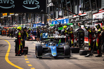 2024-05-26 - 02 O'SULLIVAN Zak (gbr), ART Grand Prix, Dallara F2 2024, action, pitlane, during the 5th round of the 2024 FIA Formula 2 Championship from May 23 to 26, 2024 on the Circuit de Monaco, in Monaco - AUTO - FORMULA 2 2024 - MONACO - FORMULA 2 - MOTORS