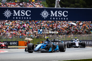 2024-06-22 - 08 CORREA Juan Manuel (usa), DAMS Lucas Oil, Dallara F2 2024, action during the 6th round of the 2024 FIA Formula 2 Championship from June 21 to 23, 2024 on the Circuit de Barcelona-Catalunya, in Montmeló, Spain - AUTO - FORMULA 2 2024 - BARCELONA - FORMULA 2 - MOTORS