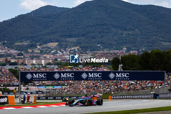 2024-06-22 - 01 MARTINS Victor (fra), ART Grand Prix, Dallara F2 2024, action during the 6th round of the 2024 FIA Formula 2 Championship from June 21 to 23, 2024 on the Circuit de Barcelona-Catalunya, in Montmeló, Spain - AUTO - FORMULA 2 2024 - BARCELONA - FORMULA 2 - MOTORS