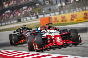 2024-06-23 - 03 BEARMAN Oliver (gbr), Prema Racing, Dallara F2 2024, action during the 6th round of the 2024 FIA Formula 2 Championship from June 21 to 23, 2024 on the Circuit de Barcelona-Catalunya, in Montmeló, Spain - AUTO - FORMULA 2 2024 - BARCELONA - FORMULA 2 - MOTORS