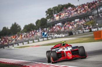 2024-06-23 - 04 ANTONELLI Andrea Kimi (ita), Prema Racing, Dallara F2 2024, action during the 6th round of the 2024 FIA Formula 2 Championship from June 21 to 23, 2024 on the Circuit de Barcelona-Catalunya, in Montmeló, Spain - AUTO - FORMULA 2 2024 - BARCELONA - FORMULA 2 - MOTORS