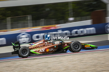 2024-06-23 - 24 DURKSEN Joshua (pry), PHM AIX Racing, Dallara F2 2024, action during the 6th round of the 2024 FIA Formula 2 Championship from June 21 to 23, 2024 on the Circuit de Barcelona-Catalunya, in Montmeló, Spain - AUTO - FORMULA 2 2024 - BARCELONA - FORMULA 2 - MOTORS