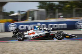 2024-06-23 - 17 ARON Paul (est), Hitech Pulse-Eigt, Dallara F2 2024, action during the 6th round of the 2024 FIA Formula 2 Championship from June 21 to 23, 2024 on the Circuit de Barcelona-Catalunya, in Montmeló, Spain - AUTO - FORMULA 2 2024 - BARCELONA - FORMULA 2 - MOTORS