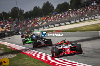 2024-06-23 - 03 BEARMAN Oliver (gbr), Prema Racing, Dallara F2 2024, action during the 6th round of the 2024 FIA Formula 2 Championship from June 21 to 23, 2024 on the Circuit de Barcelona-Catalunya, in Montmeló, Spain - AUTO - FORMULA 2 2024 - BARCELONA - FORMULA 2 - MOTORS