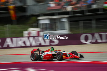 2024-06-23 - 03 BEARMAN Oliver (gbr), Prema Racing, Dallara F2 2024, action during the 6th round of the 2024 FIA Formula 2 Championship from June 21 to 23, 2024 on the Circuit de Barcelona-Catalunya, in Montmeló, Spain - AUTO - FORMULA 2 2024 - BARCELONA - FORMULA 2 - MOTORS