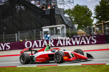 2024-06-23 - 04 ANTONELLI Andrea Kimi (ita), Prema Racing, Dallara F2 2024, action during the 6th round of the 2024 FIA Formula 2 Championship from June 21 to 23, 2024 on the Circuit de Barcelona-Catalunya, in Montmeló, Spain - AUTO - FORMULA 2 2024 - BARCELONA - FORMULA 2 - MOTORS